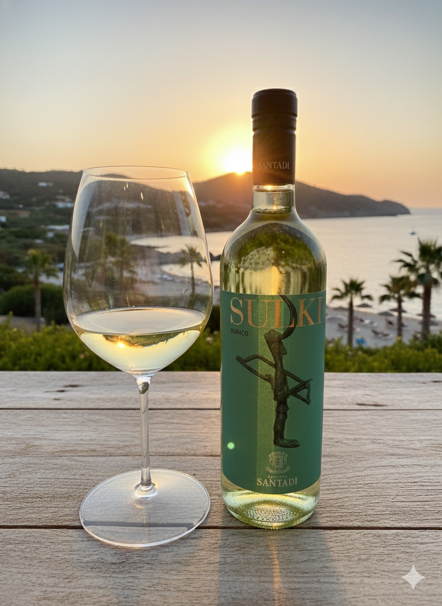 【🍷海風の塩味を纏う】驚きの1,760円！魚介類に「生臭さ」を感じさせない白ワイン、サルデーニャ島の秘宝「スルキ・ビアンコ」とは？